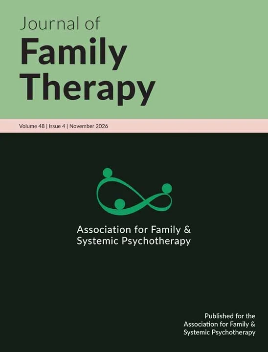 JOURNAL OF FAMILY THERAPY journal cover
