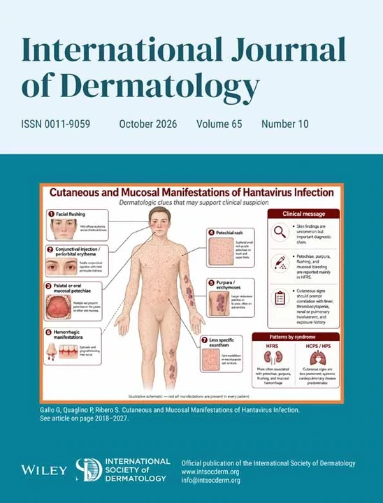 INTERNATIONAL JOURNAL OF DERMATOLOGY 期刊封面