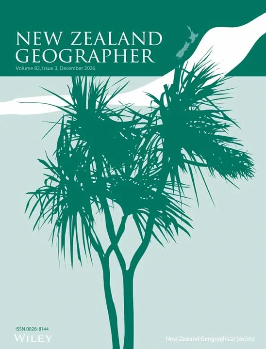 New Zealand Geographer journal cover