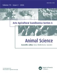 ACTA AGRICULTURAE SCANDINAVICA SECTION A-ANIMAL SCIENCE journal cover
