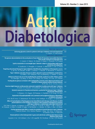 ACTA DIABETOLOGICA 期刊封面