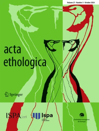 ACTA ETHOLOGICA journal cover