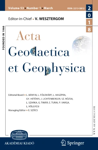 Acta Geodaetica et Geophysica journal cover