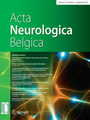 ACTA NEUROLOGICA BELGICA journal cover