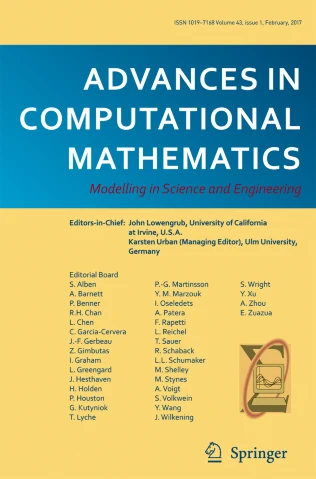 ADVANCES IN COMPUTATIONAL MATHEMATICS journal cover