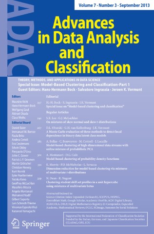 Advances in Data Analysis and Classification 期刊封面