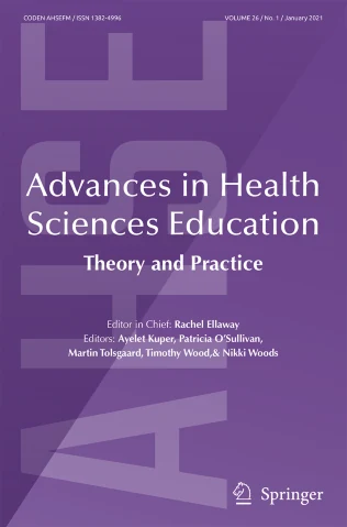 ADVANCES IN HEALTH SCIENCES EDUCATION journal cover