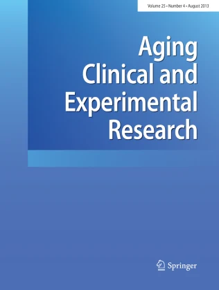 AGING CLINICAL AND EXPERIMENTAL RESEARCH journal cover