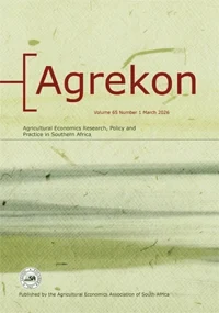 Agrekon 期刊封面