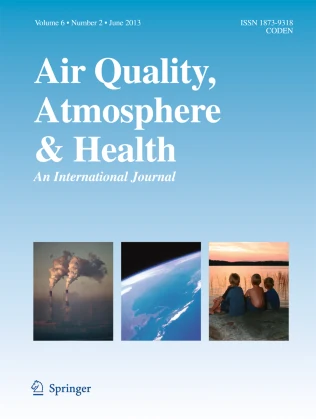 Air Quality Atmosphere and Health journal cover