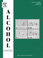 ALCOHOL journal cover