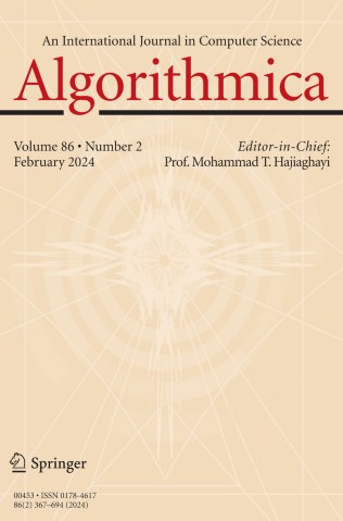 ALGORITHMICA 期刊封面