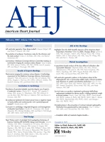 AMERICAN HEART JOURNAL journal cover