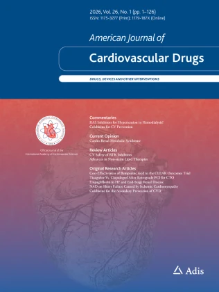 American Journal of Cardiovascular Drugs journal cover