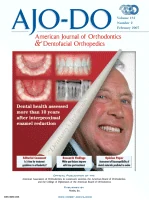 AMERICAN JOURNAL OF ORTHODONTICS AND DENTOFACIAL ORTHOPEDICS 期刊封面