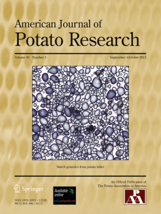 AMERICAN JOURNAL OF POTATO RESEARCH 期刊封面
