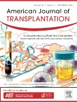 AMERICAN JOURNAL OF TRANSPLANTATION journal cover