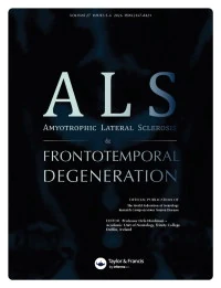 Amyotrophic Lateral Sclerosis and Frontotemporal Degeneration journal cover