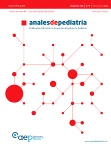 ANALES DE PEDIATRIA journal cover