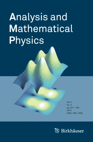 Analysis and Mathematical Physics journal cover
