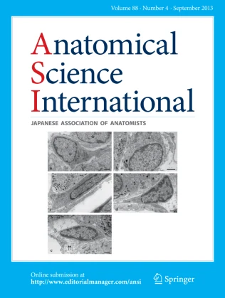 ANATOMICAL SCIENCE INTERNATIONAL 期刊封面