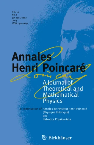 ANNALES HENRI POINCARE 期刊封面