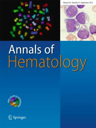 ANNALS OF HEMATOLOGY journal cover