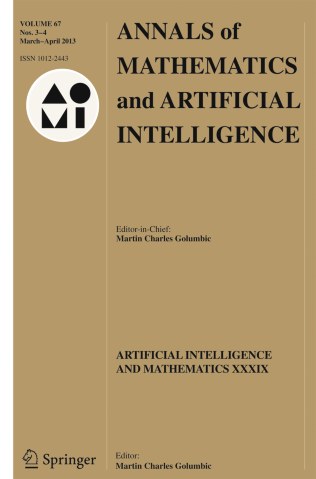 ANNALS OF MATHEMATICS AND ARTIFICIAL INTELLIGENCE 期刊封面