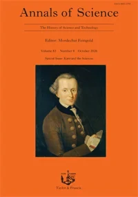 ANNALS OF SCIENCE journal cover