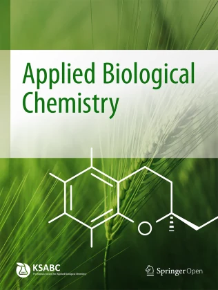 Applied Biological Chemistry journal cover
