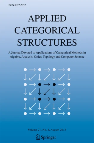 APPLIED CATEGORICAL STRUCTURES journal cover