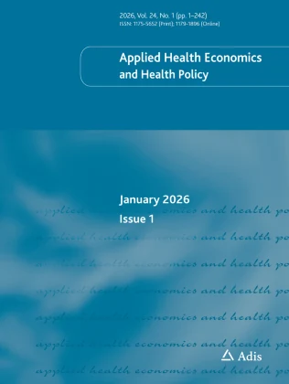 Applied Health Economics and Health Policy journal cover