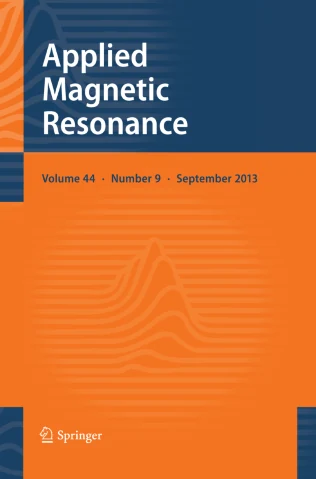 APPLIED MAGNETIC RESONANCE journal cover