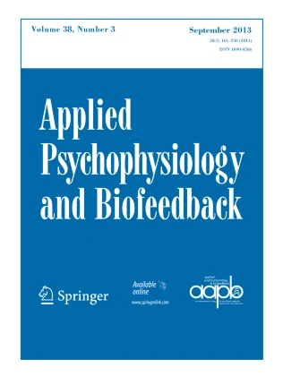 APPLIED PSYCHOPHYSIOLOGY AND BIOFEEDBACK journal cover