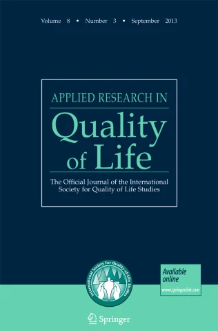 Applied Research in Quality of Life 期刊封面