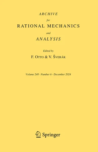 ARCHIVE FOR RATIONAL MECHANICS AND ANALYSIS journal cover