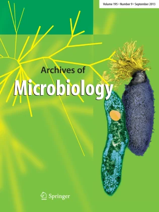 ARCHIVES OF MICROBIOLOGY journal cover