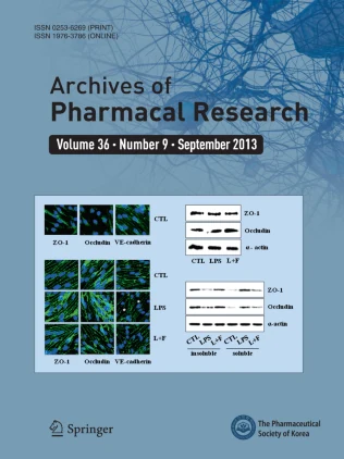 ARCHIVES OF PHARMACAL RESEARCH 期刊封面