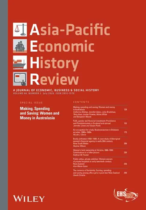 Asia-Pacific Economic History Review journal cover