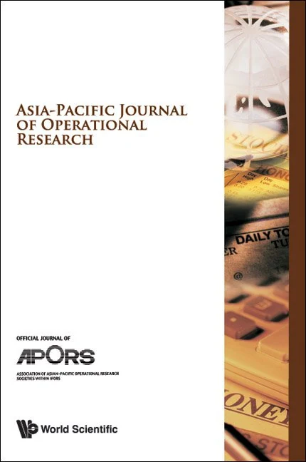 ASIA-PACIFIC JOURNAL OF OPERATIONAL RESEARCH journal cover