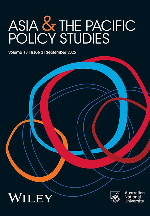 Asia & the Pacific Policy Studies journal cover