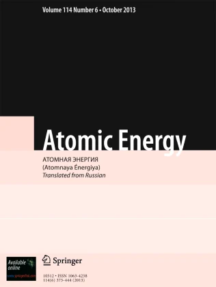 ATOMIC ENERGY journal cover
