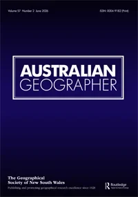AUSTRALIAN GEOGRAPHER journal cover