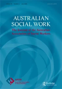 Australian Social Work journal cover