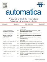 AUTOMATICA 期刊封面
