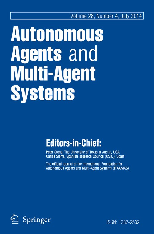 AUTONOMOUS AGENTS AND MULTI-AGENT SYSTEMS 期刊封面
