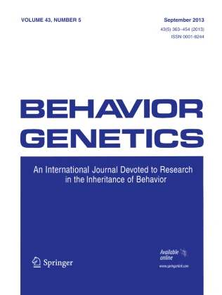 BEHAVIOR GENETICS journal cover