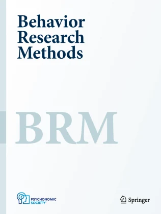 Behavior Research Methods journal cover