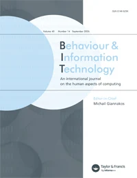 BEHAVIOUR & INFORMATION TECHNOLOGY journal cover
