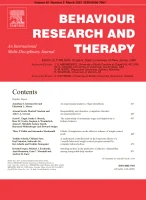 BEHAVIOUR RESEARCH AND THERAPY 期刊封面